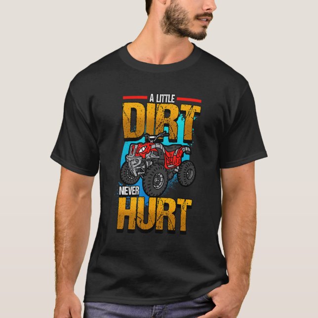Lite smuts Ontr aldrig fyra hjul T Shirt (Framsida)