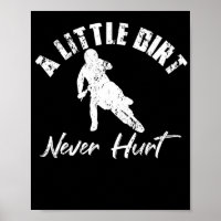 Lite smuts Ontr aldrig motorcykel Dirt Lera