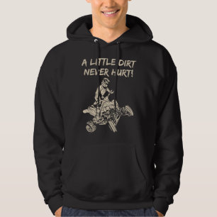 Lite smuts Ontr aldrig Quad ATV Hoodie