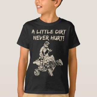 Lite smuts Ontr aldrig Quad ATV T Shirt