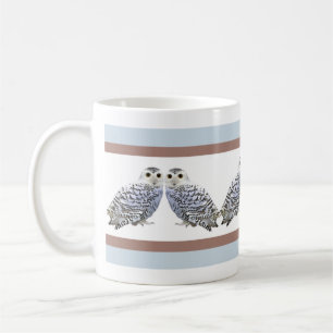 Lite snöig ugglor kaffemugg