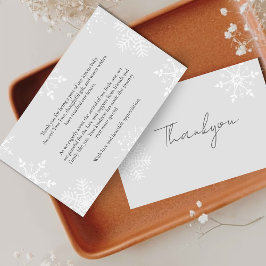 Lite Snowflake Baby dusch grått Tack