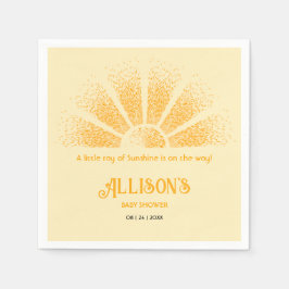 Lite solsken är på väg! pappersservett