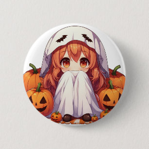 Lite spöke för Halloween Knapp