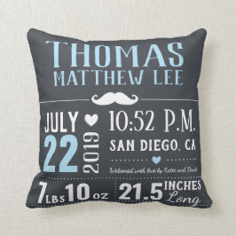 Lite statistik för födelse för pojke för kudde