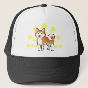 Lite stjärna Akita Inu/Shiba Inu Keps