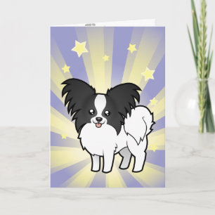 Lite stjärna Papillon Kort