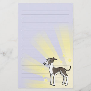 Lite stjärnavinthund/Whippet/italiensk vinthund Brevpapper