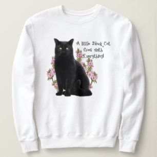 LITE SVART CAT T SHIRT