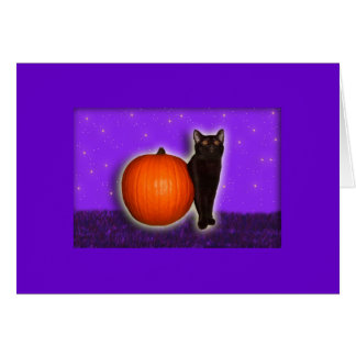 Lite svart och pumpa OBS kort