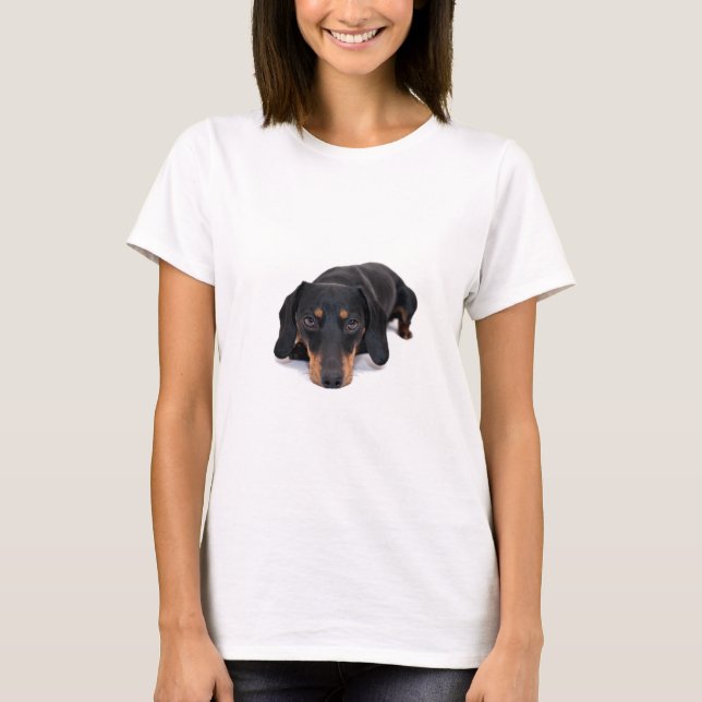 Lite taxhund t-shirt (Framsida)