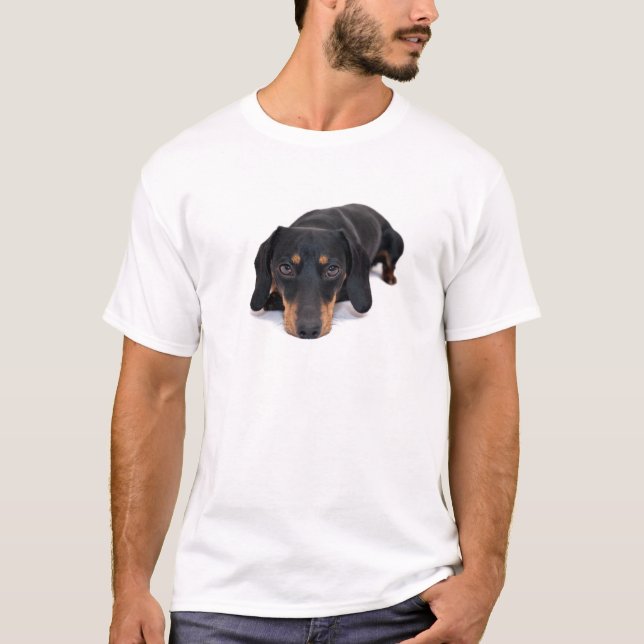 Lite taxhund tee shirt (Framsida)
