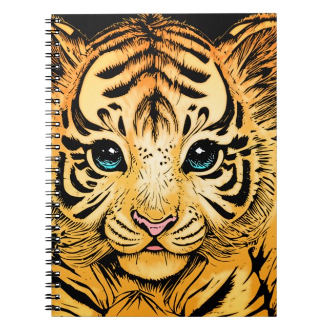 LITE TIGER ANTECKNINGSBOK (Framsidan)