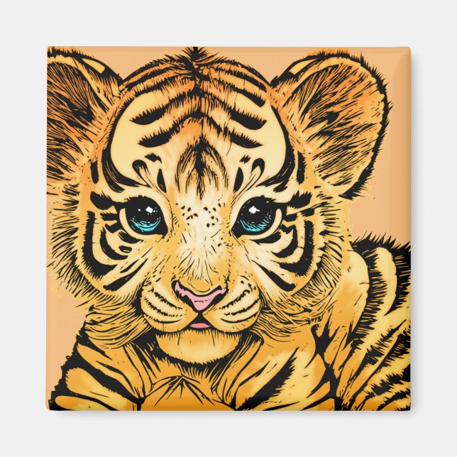LITE TIGER MAGNET (Framsidan)
