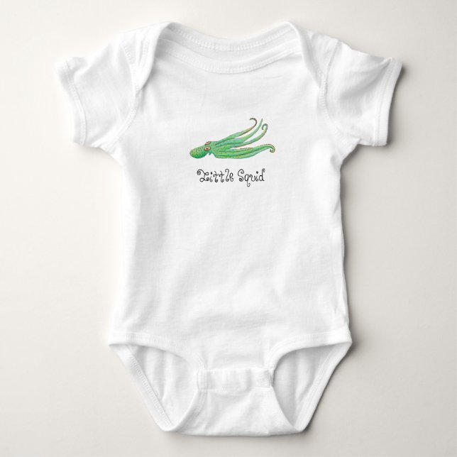 Lite tioarmad bläckfisk tee shirt (Framsida)
