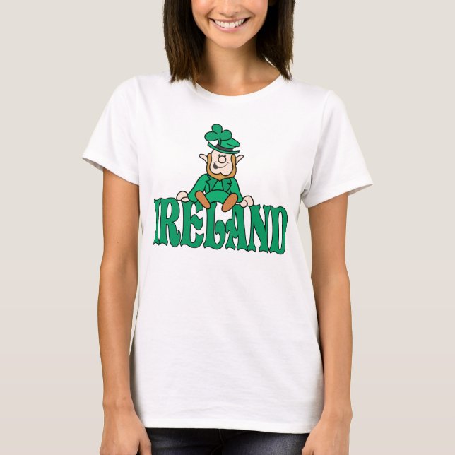 Lite troll från Irland T Shirt (Framsida)
