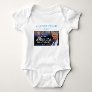Lite Trump-dräkt fläkt baby Tröja