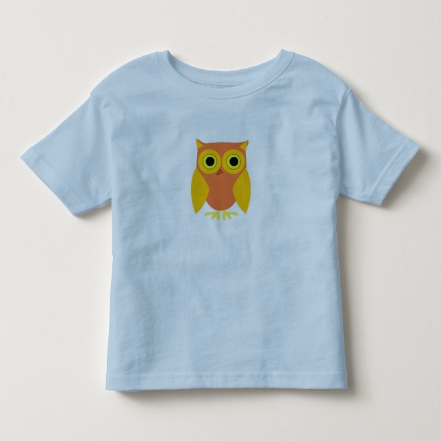 Lite ugglasmåbarnutslagsplats t-shirt (Framsida)
