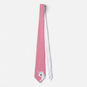 Lite Unicorn med blåttmanetien Slips