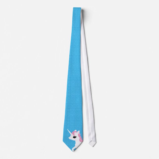 Lite Unicorn med den rosa manetien Slips (Framsida)