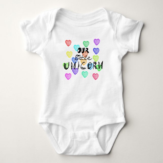 Lite Unicorn T-shirt (Framsida)