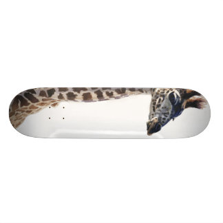 "Lite vattenfärg för giraff" djurlivdjur Skateboard Bräda 19,5 Cm