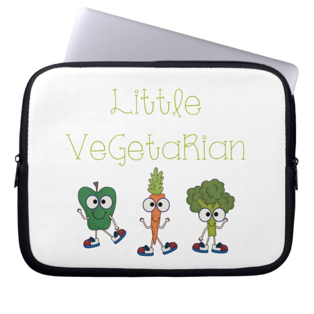 Lite vegetarian laptop sleeve (Framsidan)