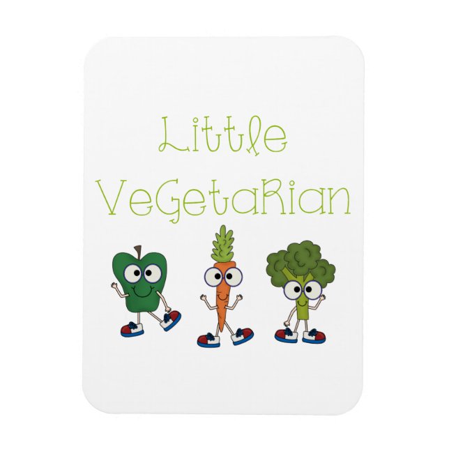 Lite vegetarian magnet (Vertikal)