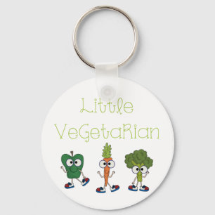Lite vegetarian nyckelring