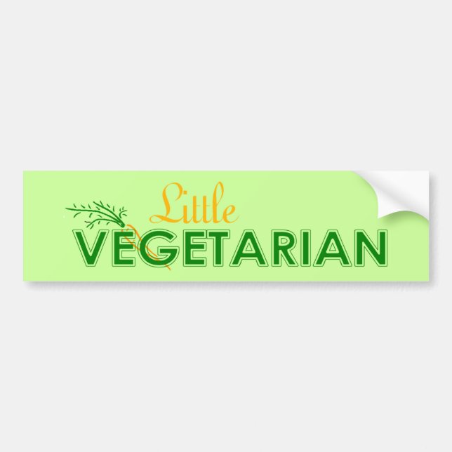 Lite vegetarisk bildekal (Framsidan)