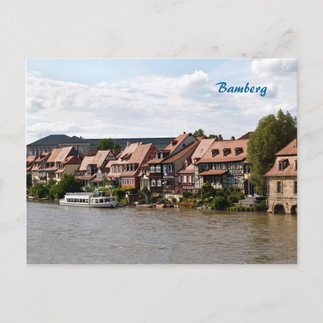 Lite Venedig i Bamberg Vykort (Framsida)