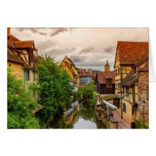 Lite Venedig, liten och nätt Venise, i Colmar, Hälsningskort