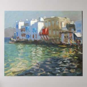 Lite Venedig Mykonos Poster