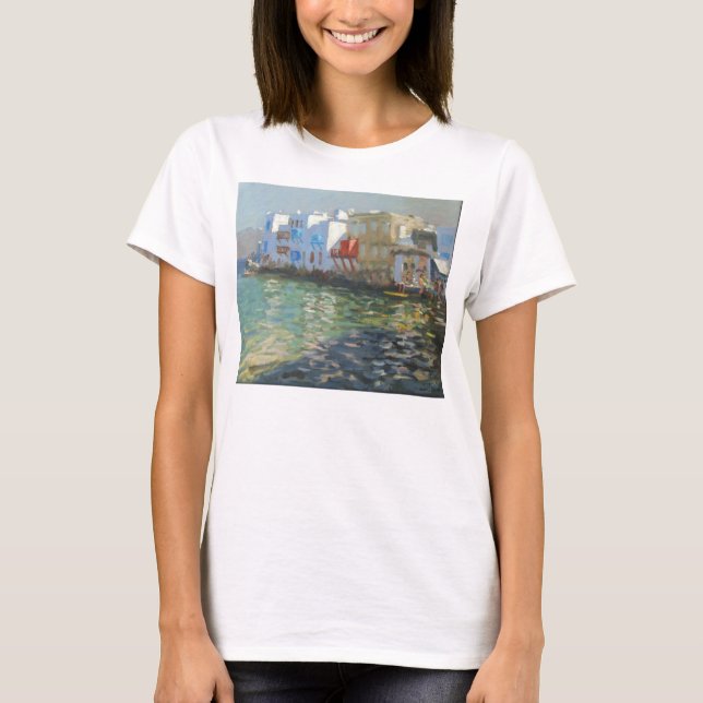 Lite Venedig Mykonos T-shirt (Framsida)