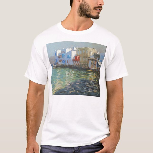 Lite Venedig Mykonos Tee Shirt (Framsida)