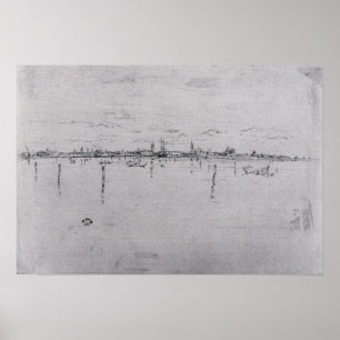 Lite Venedig vid James Abbott McNeill Whistler Poster