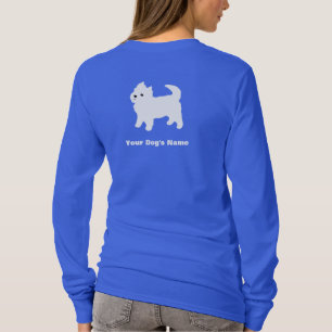 Lite vithund - Westie - västra höglands- Terrier T Shirt
