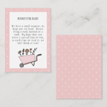 Lite Wildblomma Bok för Baby Card