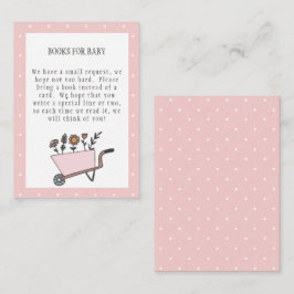 Lite Wildblomma Bok för Baby Card Tilläggskort