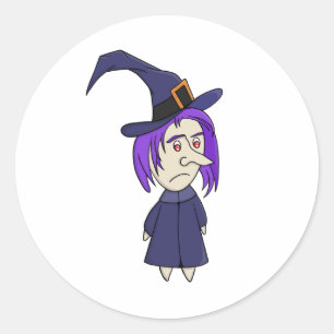 Lite Witch Runt Klistermärke