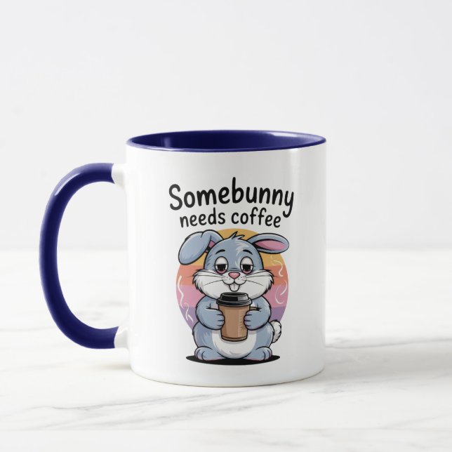LiteBunny Needs Coffee Mugg (Vänster)