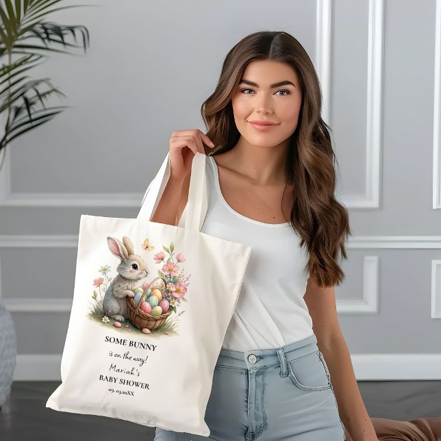 LiteBunny Påsk Wildblomskuva Tygkasse (Skapare uppladdad)