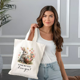 LiteBunny Påsk Wildblomskuva Tygkasse