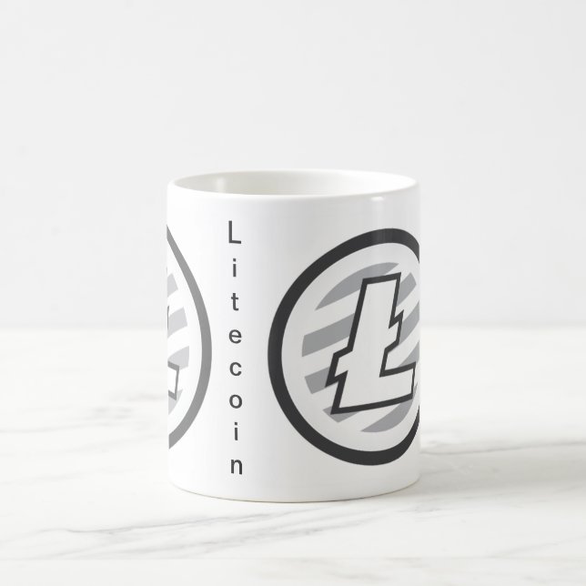 Litecoin Kupa kaffe Kaffemugg (Center)