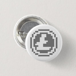 Litecoin LTC 8-Bit Logo | Knappsats Knapp