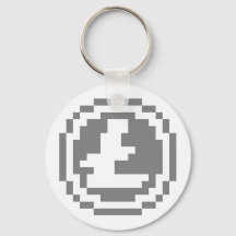 Litecoin LTC 8-Bit Logotyp | Grundläggande Nyckelr