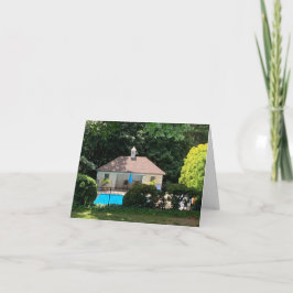 Liten, 4-tums x 5,6-tums-gratulationskort med vikt tack kort