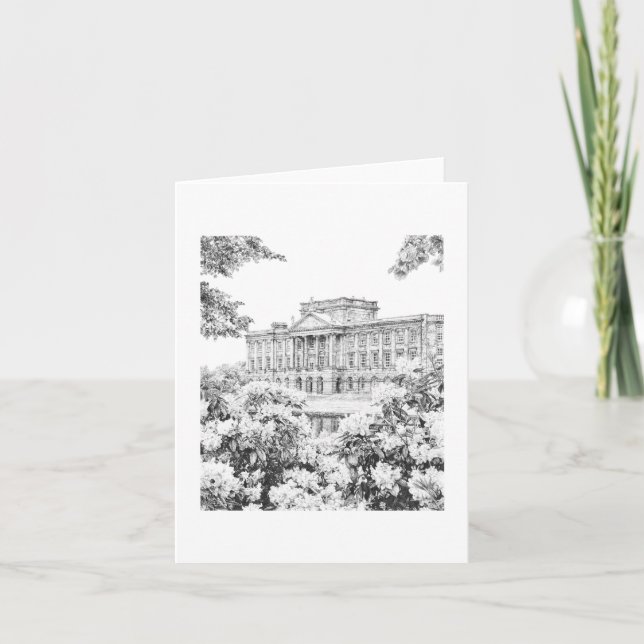 Liten, 4-tums x 5,6-tums mappat gratulationskort kort (Framsida)