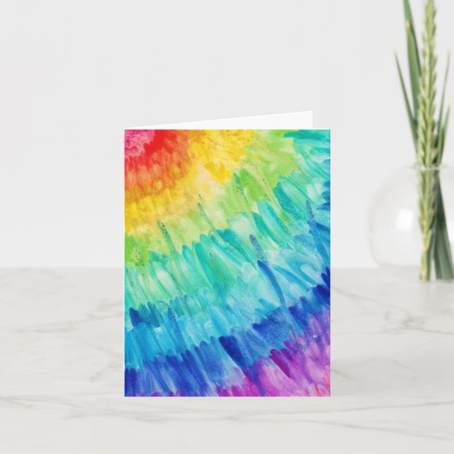 Liten, 4-tums x 5,6-tums mappat gratulationskort kort (Framsida)