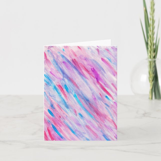 Liten, 4-tums x 5,6-tums mappat gratulationskort kort (Framsida)